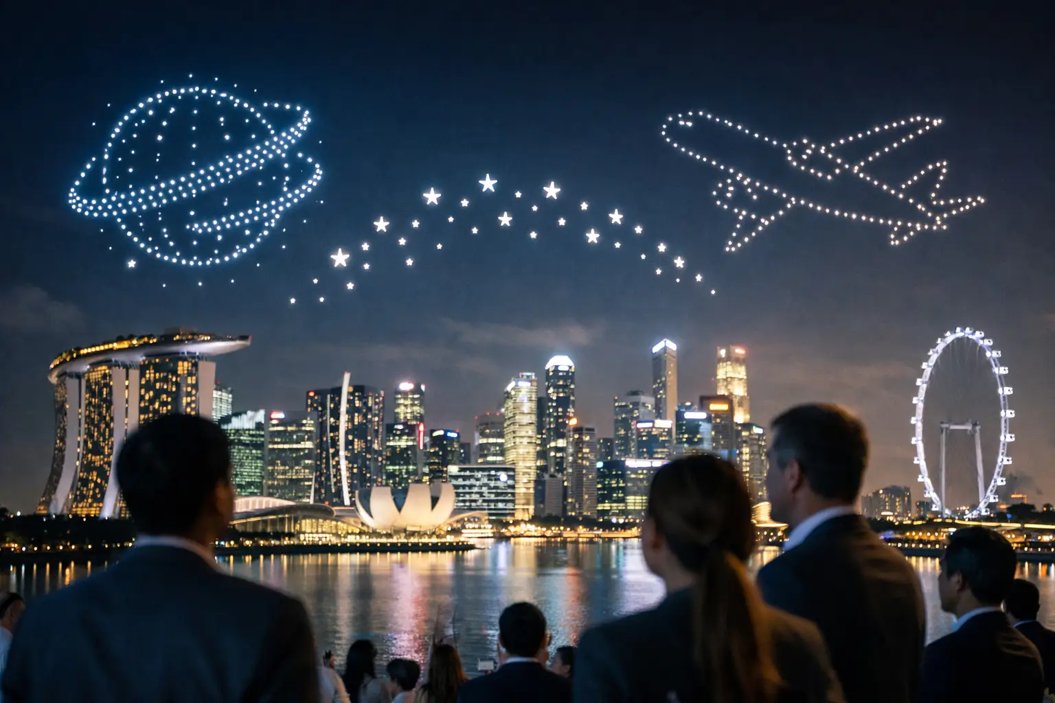 Drone Light Show Singapore for Corporate Events